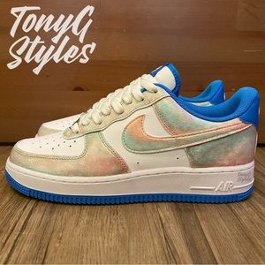 🧜🏻‍♀️NEW🧜🏻‍♀️ CUSTOM NIKE AIR FORCE 1 “AQUA MARBLE”